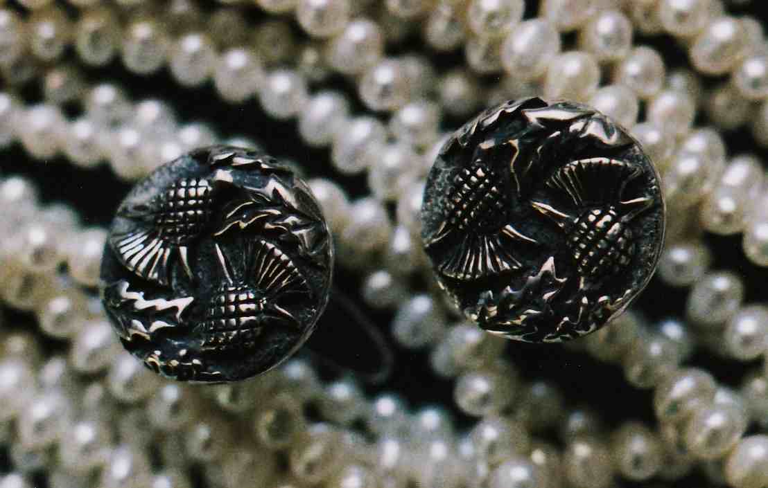 Cufflinks: Double Thistle Pattern